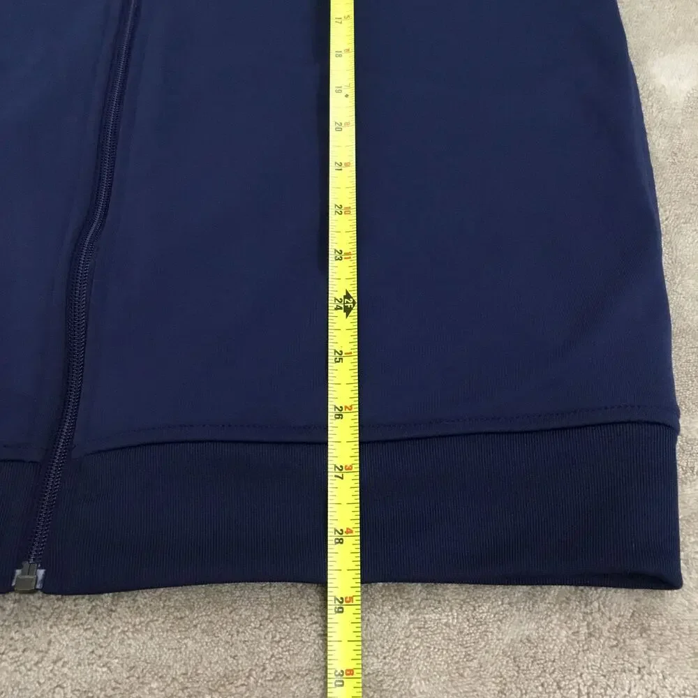 NIKE Navy Blue Full-Zip Training Track Jacket Sz L